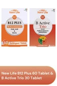 New Life B12 Plus 60 Tablet & New Life B Active Trio Dil Altı 30 Tablet thumbnail 1