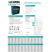 Lexron 12 Volt 42 Amper JEL AKÜ thumbnail 3