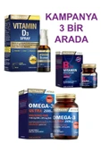 Nutraxin Vitamin D3k2 30 ml + B12 Vitamini 1000 Mcg + Omega-3 Ultra 2500 Mg KAMPANYA thumbnail 1