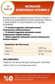 Nutraxin Efervesan - Vitamin C-D-Zinc 15 Tablet 5 Adet thumbnail 7
