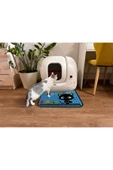 PeraMila Elekli Tuvalet Önü Desenli Kedi Kumu Paspas 45 X 60 Cm thumbnail 1