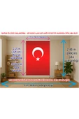 Alpaka 150x225 Cm Kumaş Türk Bayrağı - Oda Duvarını Boyut Olarak Boydan Kaplar thumbnail 2