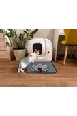 PeraMila Elekli Tuvalet Önü Desenli Kedi Kumu Paspas 45 X 60 Cm thumbnail 1
