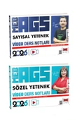 Yargı Yayınları 2026 MEB-AGS Öğretmen Adayları İçin Sayısal+Sözel Yetenek Video Ders Notları Seti-2 KİTAP-SET thumbnail 1