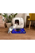 PeraMila Elekli Tuvalet Önü Desenli Kedi Kumu Paspas 45 X 60 Cm thumbnail 1