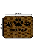 A 1968 AKTUNÇ TEKSTİL Elekli Tuvalet Önü Desenli Kedi Kumu Paspas 45 X 60 Cm thumbnail 2