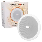 MagicVoice TPI-351 6" (16 CM) Hat Trafolu Alçıpan/Asma Tavan Tipi Hoparlör (6W RMS - MP3 USB Uyumlu) - Beyaz thumbnail 4