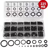 Zhltools 225 Parça Kauçuk Conta Seti Kendiliğinden Saklama Kutulu O Halkası Seti thumbnail 1