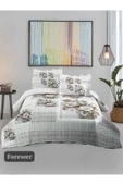 YÜNTEKS Örtüm Çift Kişilik Kapitone Yatak Örtüsü Forewer thumbnail 1