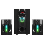Mikado MD-95BT 20W Siyah Multimedya FM/BT/SD/USB Speaker Hoparlör 2+1 Ses Sistemi thumbnail 2