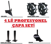 DALAZ, YAMAN  Çapa Makinesi UYUMLU 4 LÜ SET ARK AÇMA,PULLUK,DEMİR TEKER TAKIMI thumbnail 1