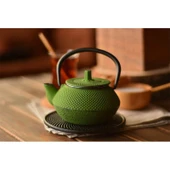 Taşev Linden Sümbül 750 ml Döküm Demlik Fıstık Yeşili thumbnail 2