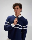 Ellesse EM619 Erkek Yarım Fermuarlı Siyah Sweat thumbnail 2