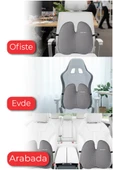 Ultralüks Kelebek Visco Ortopedik Ofis Bel Destek Yastığı - Gri - Ergo Travel thumbnail 3