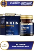Nutraxin Biotin 5000 Mcg 30 Tablet 5 Adet thumbnail 1