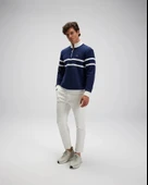 Ellesse EM619 Erkek Yarım Fermuarlı Siyah Sweat thumbnail 4