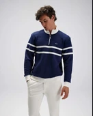 Ellesse EM619 Erkek Yarım Fermuarlı Siyah Sweat thumbnail 5