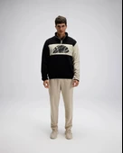 Ellesse EM519-BK Erkek Yarım Fermuarlı Siyah Sweat thumbnail 4