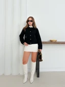 Zr model kaşe ceket siyah st255807 thumbnail 3