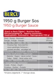 Burcu Burger Sos 1950 gr thumbnail 2