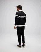 Ellesse EM619 Erkek Yarım Fermuarlı Siyah Sweat thumbnail 2