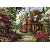 Ks Games 2000 Parça Puzzle Bloom'da Viktorya Dönemi Kır Evi - 1