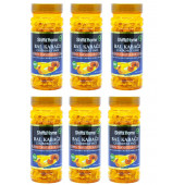 Shiffa home Kabak Çekirdeği Yağı Softjel 1000 mg 100 softgels x 6 paket - 1