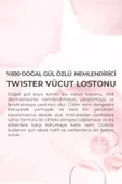 Dermokil %100 Doğal Gül Suyu Canlandırıcı Yoğun Nemlendirici Twister Vücut Losyonu 200 ml thumbnail 4