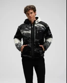 Ellesse EM516-GI Erkek Fermuarlı Kapüşonlu Siyah Polar Mont thumbnail 1