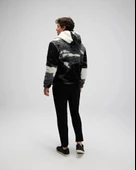 Ellesse EM516-GI Erkek Fermuarlı Kapüşonlu Siyah Polar Mont thumbnail 3