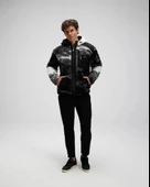 Ellesse EM516-GI Erkek Fermuarlı Kapüşonlu Siyah Polar Mont thumbnail 2