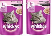 WHİSKAS SOMON POUCH 100gr Somonlu (salmon) X 2 Adet - 1