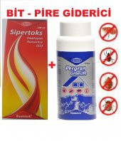 Biyoteknik BİT PİRE KENE Zararlılara karşı Sipertoks 100ml Pergan 100 Gr granül - 1