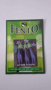 Aydın Siyahı Patlıcan Tohumu 1 Paket %100 Yüksek Verimlidir. - 1