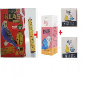 Muhabbet Kuşu Ballı Kraker 10 Lu +muhabbet Kuşu Vitamin (ısadur) 50 Cc + 2 Adet Gaga Taşı - 1
