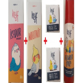 Kuş Vitamin Seti + Dermabit Spreyi 2 Adet Gaga Taşı - 1