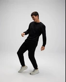 Ellesse EM282-1-BK Erkek Siyah Sweat thumbnail 3