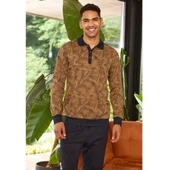 Kly Jakarlı Yakalı Patlı Bilekli Erkek Pijama Takım thumbnail 2