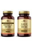Solgar Omega 3 700 Mg 60 Softgel+ Solgar Coenzyme Q-10 100 mg 60 Kapsül thumbnail 1