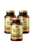Solgar Biotin 5000 Mcg 50 Kapsül 3 Adet thumbnail 1