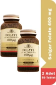Solgar Folate 400 Mcg 50 Tablet 2 Adet thumbnail 2