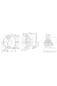 Grundfos MAGNA1 32-40(180 mm) 18-25.000 Kazan İçin Frekans Konvertörlü Sirkülasyon Pompası 4mss 7.5m thumbnail 3