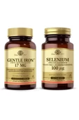 Solgar Gentle Iron 17 Mg 90 Kapsül + Solgar Selenium 100 mcg 100 Tablet thumbnail 1