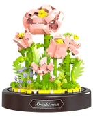 Ctoy Fanuslu Çiçek Serisi Parlak Gül Lego Seti 16346 thumbnail 3