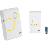 Cata CT-101 Uzaktan Kumandalı Kablosuz Zil 35 Melodi Özelliği ile Su Geçirmez Beyaz Renk thumbnail 1