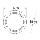 Cata CT-7073 12W 3200K Günışığı Sıva Üstü LED Aplik thumbnail 2