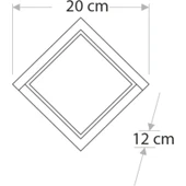 12W Sıva Üstü LED Aplik Günışığı CT-7074 thumbnail 3