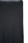 Hesna Kadın Rana Büyük Beden Çapraz Model Lastikli Astarlı Siyah Etek thumbnail 2