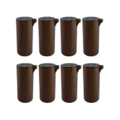 Mobilya Kanepe Koltuk Yatak Baza Yükseltme Ayağı Ayakları 8 ADET Plastik Kubik Kestane Kahvesi 15 cm thumbnail 8