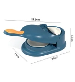 Pratik Hamur Açıcı Mantı Börek Poğaça Hamuru Açma Aparatı Ravioli Mantı Makinesi thumbnail 4